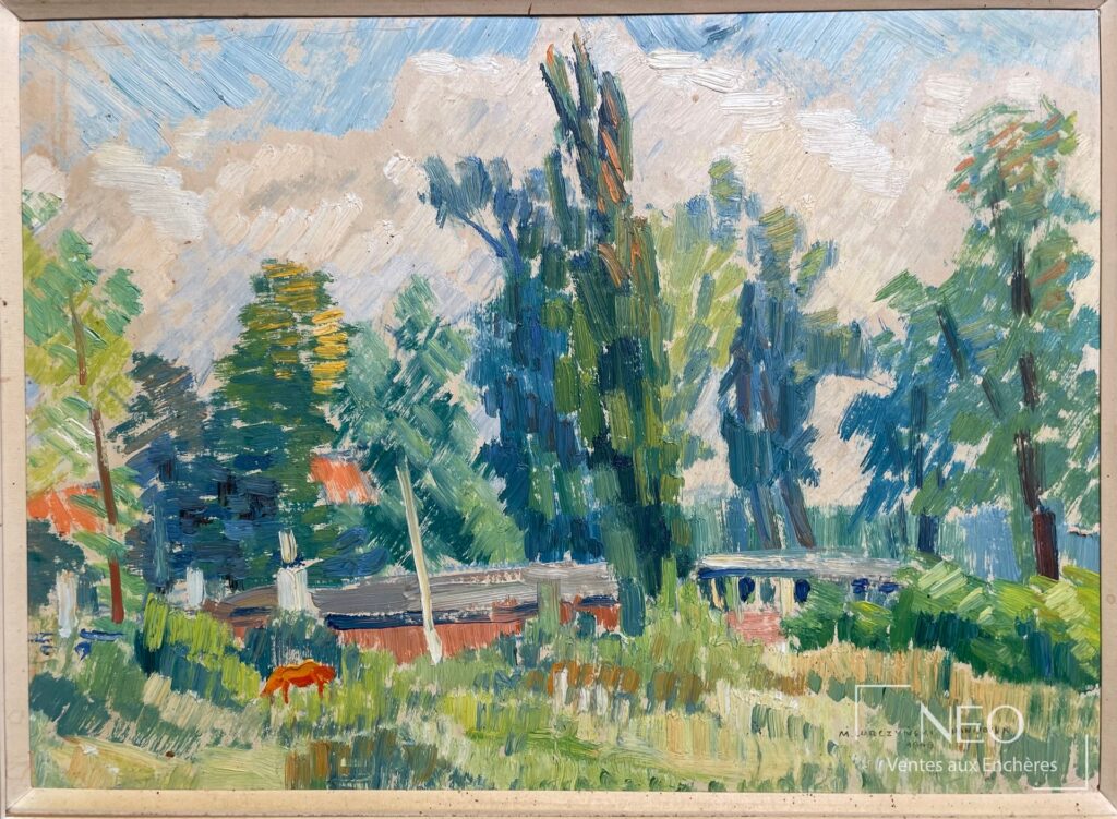 Paysage forestier de Mieczyslaw Lurczynski