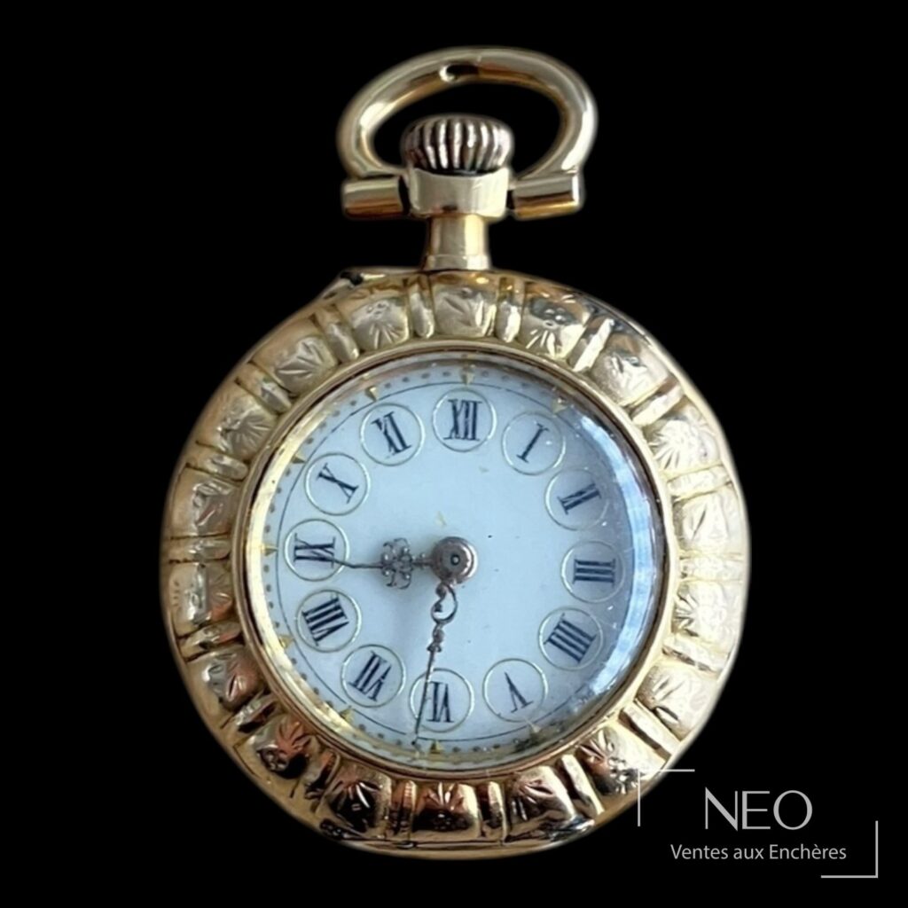 Montre à gousset en or jaune