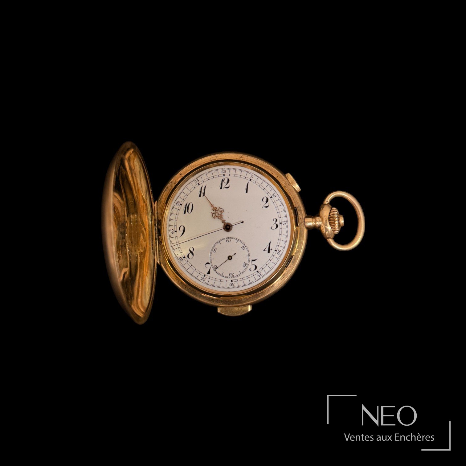 Montre à gousset ouverte