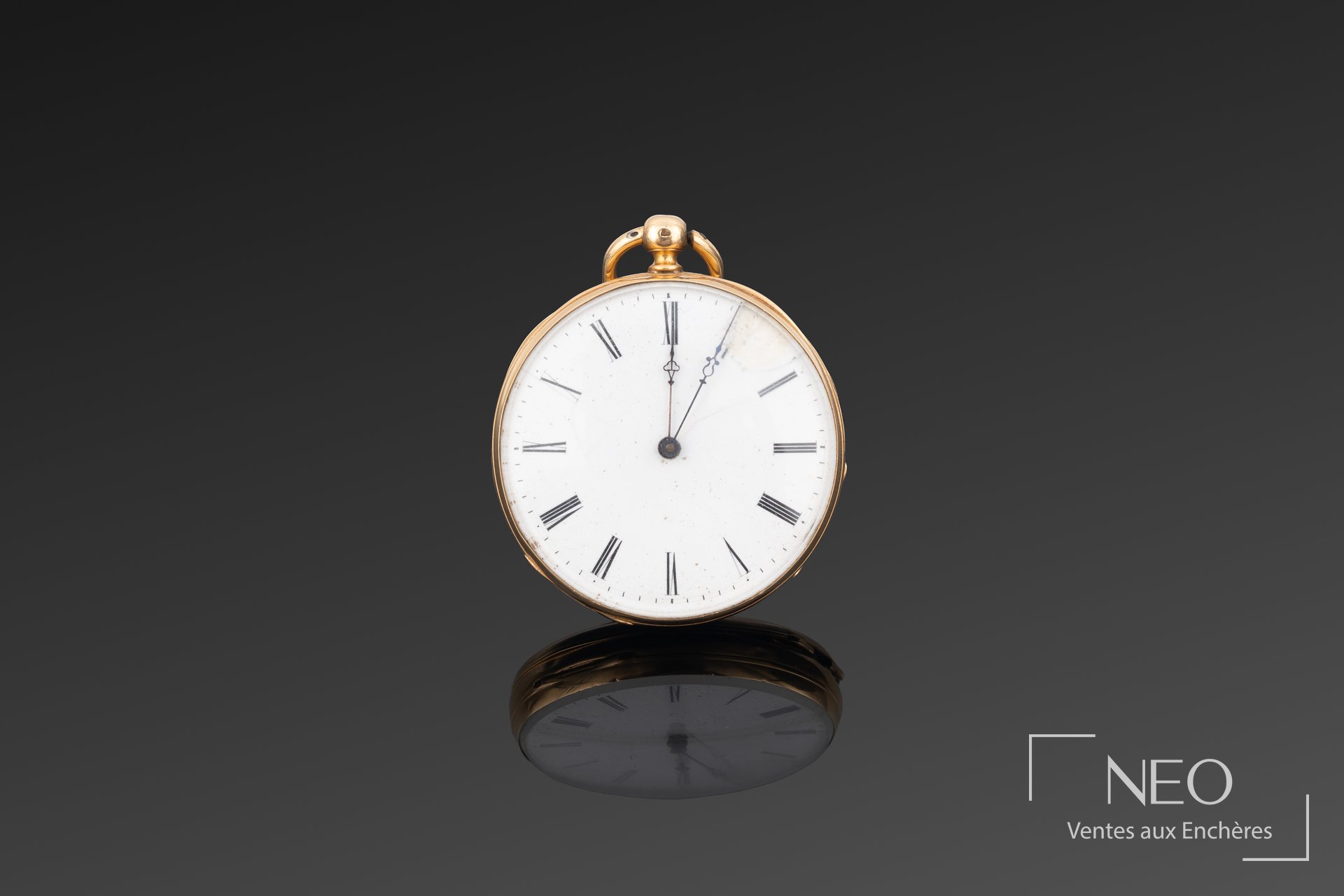 Montre à gousset en or jaune