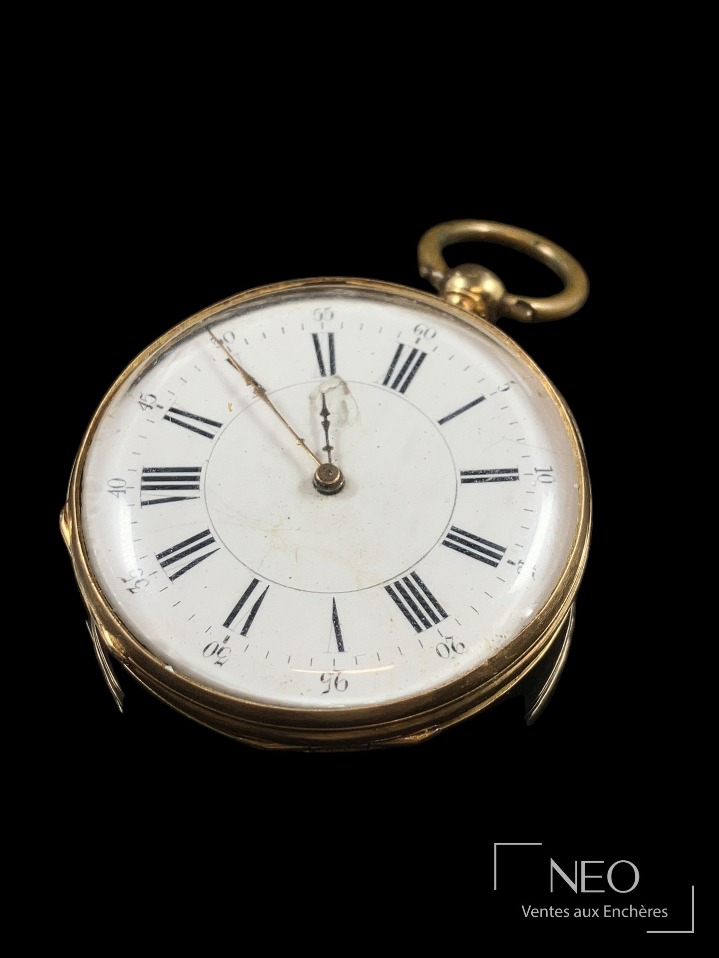 Montre à gousset en or jaune