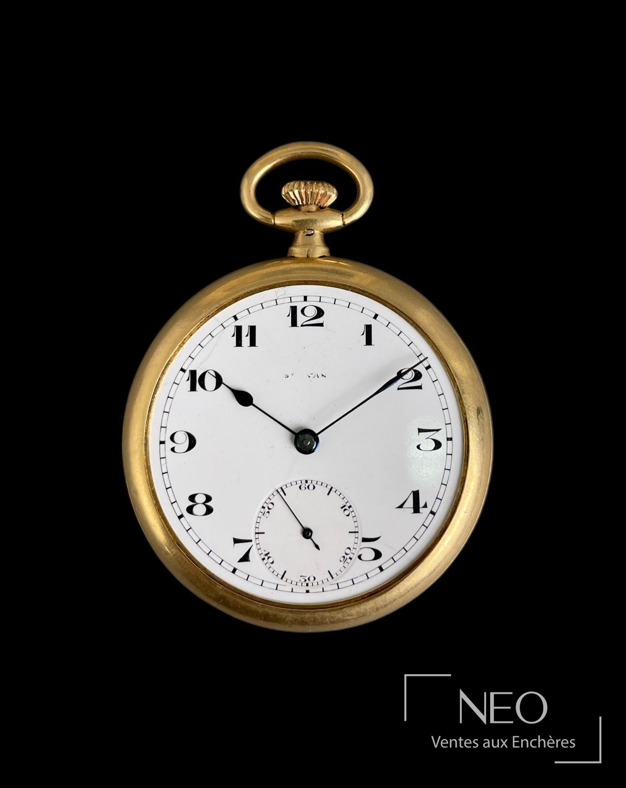Montre à gousset en or jaune