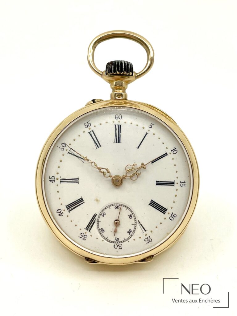 Montre à gousset en or jaune