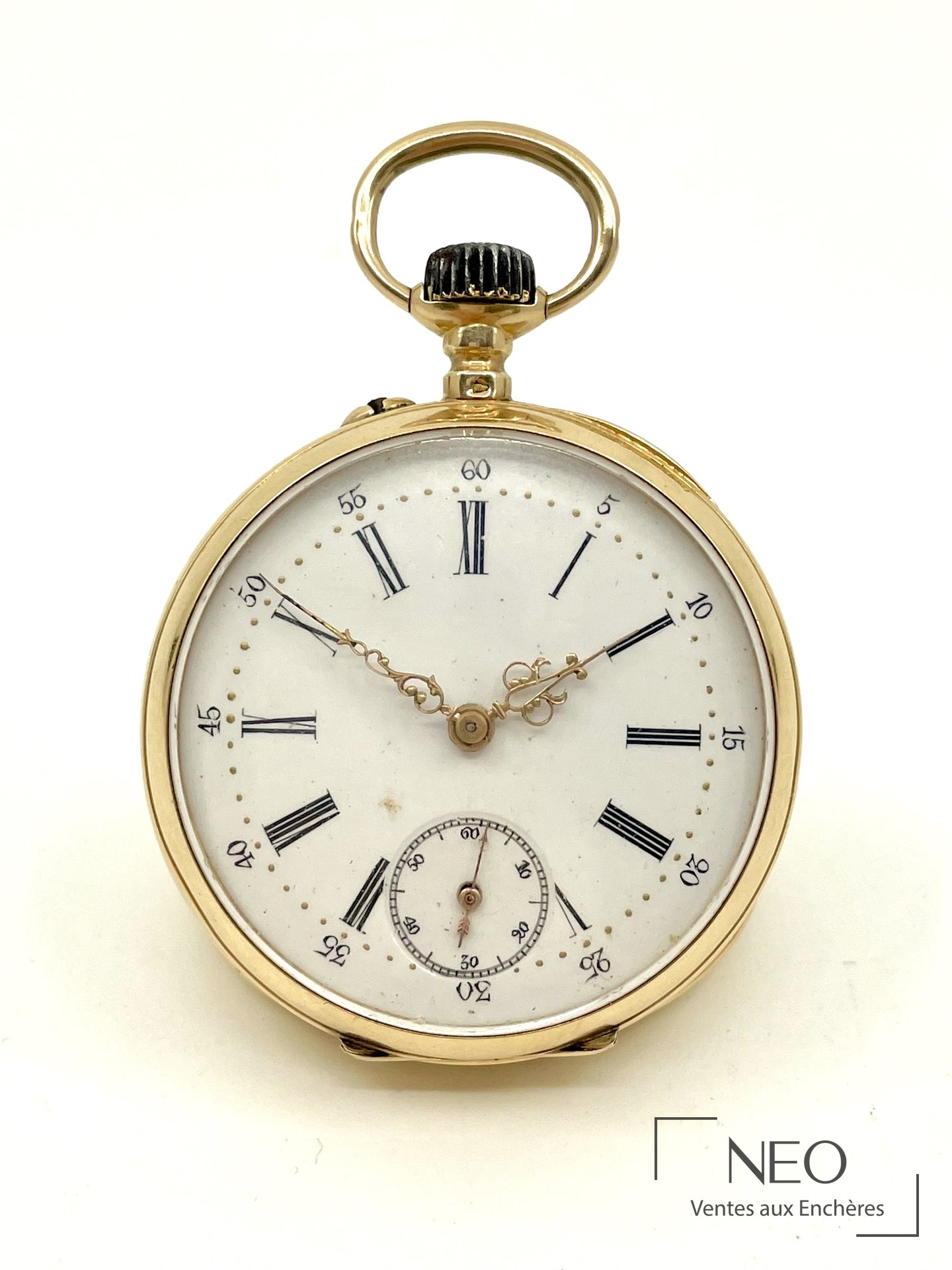 Montre à gousset en or jaune