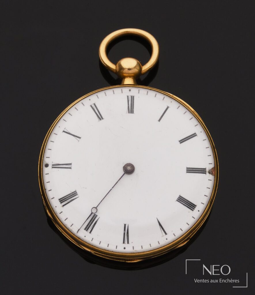 Montre à gousset en or jaune