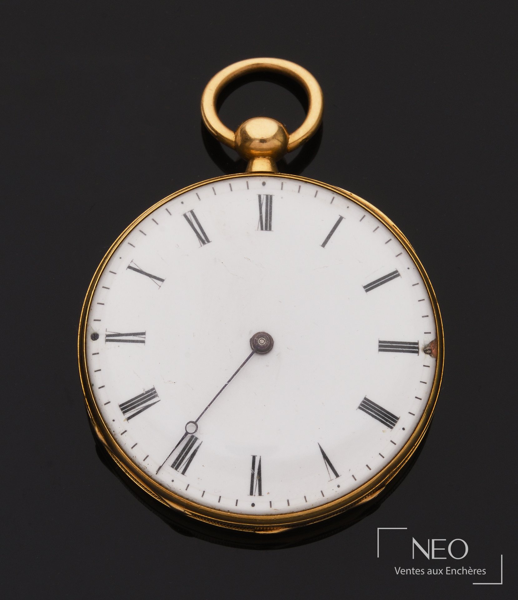 Montre à gousset en or jaune