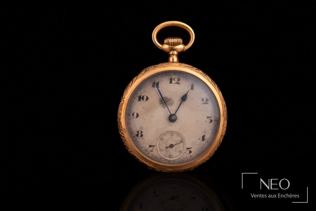 Montre à gousset en or jaune