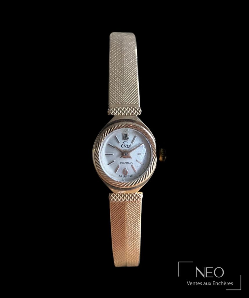 Montre bracelet EMO en or jaune 18 carats
