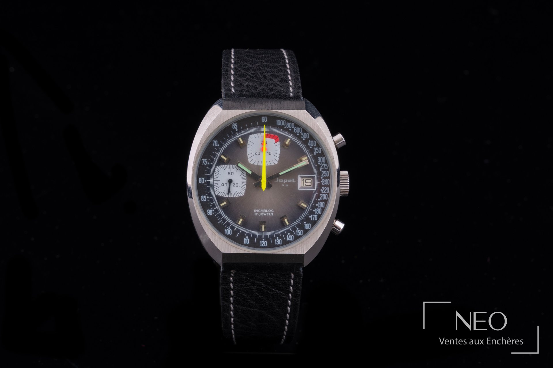 Montre chronographe Jospel en acier