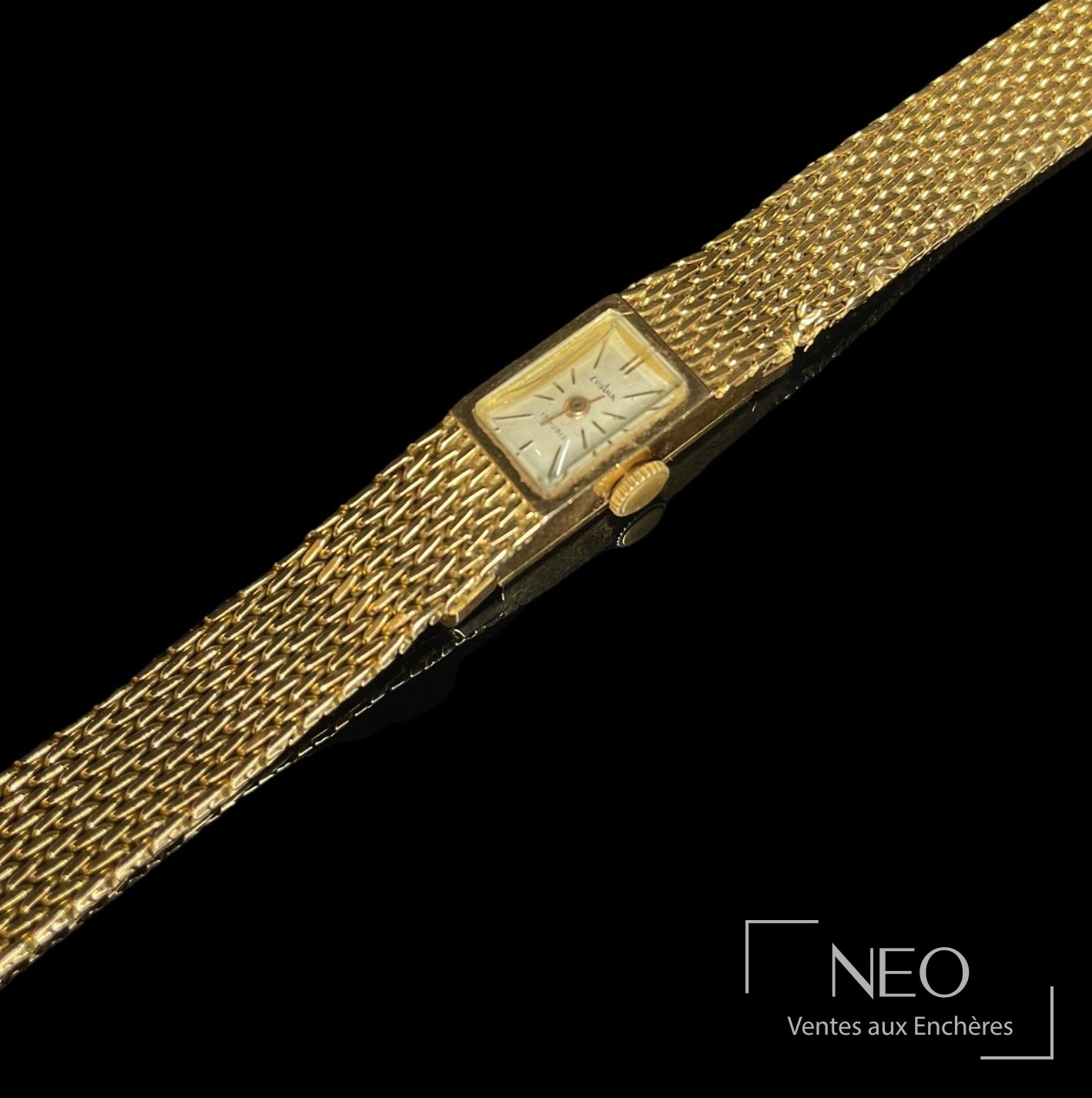 Montre-bracelet Eviana en or jaune