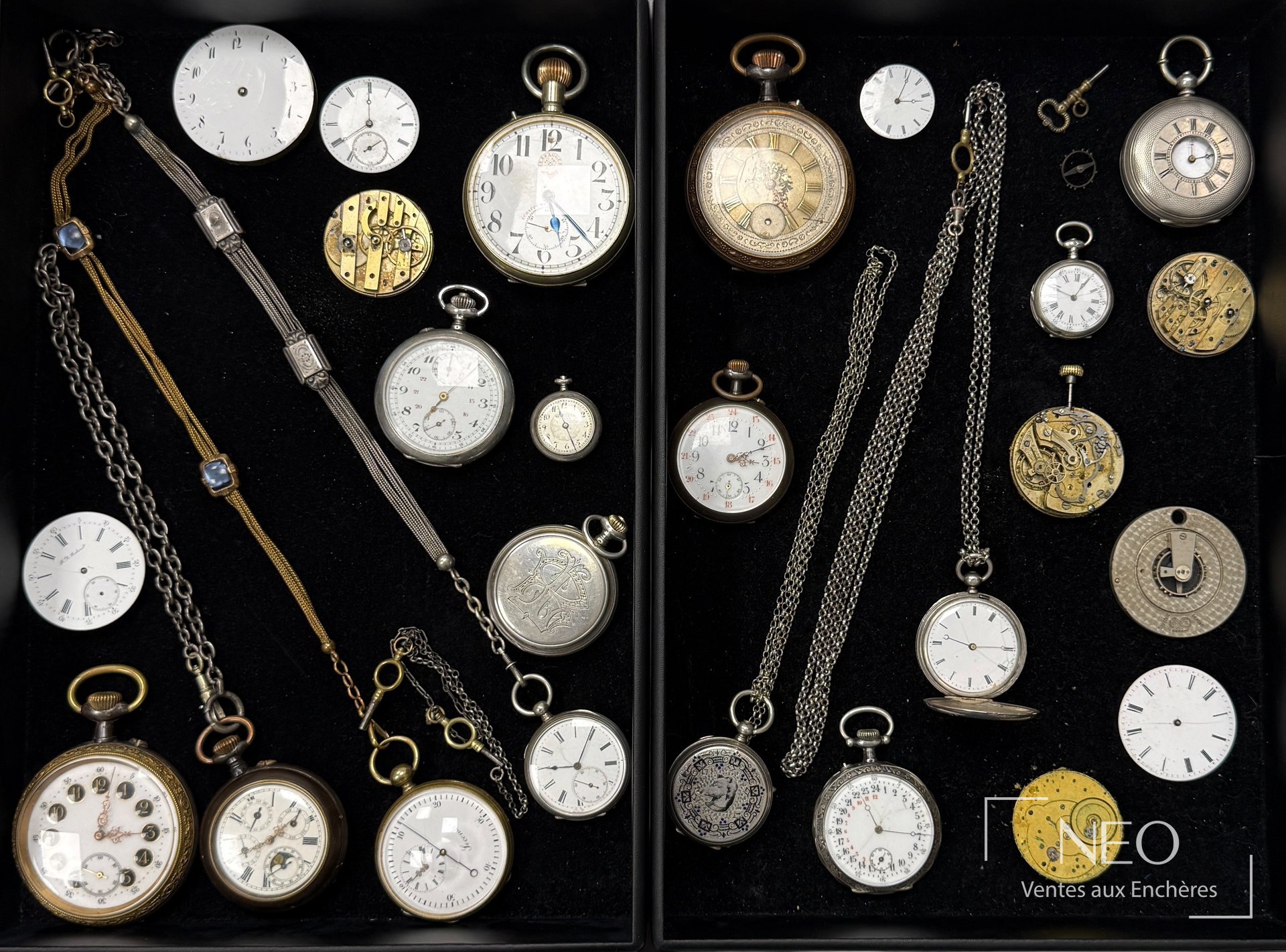 Lot de montres à gousset