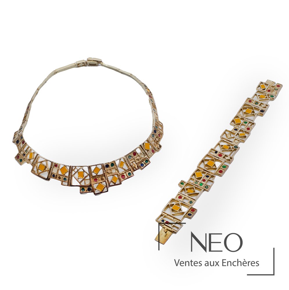 Demi-parure Demetra de Natalia Dumitresco et Artcurial