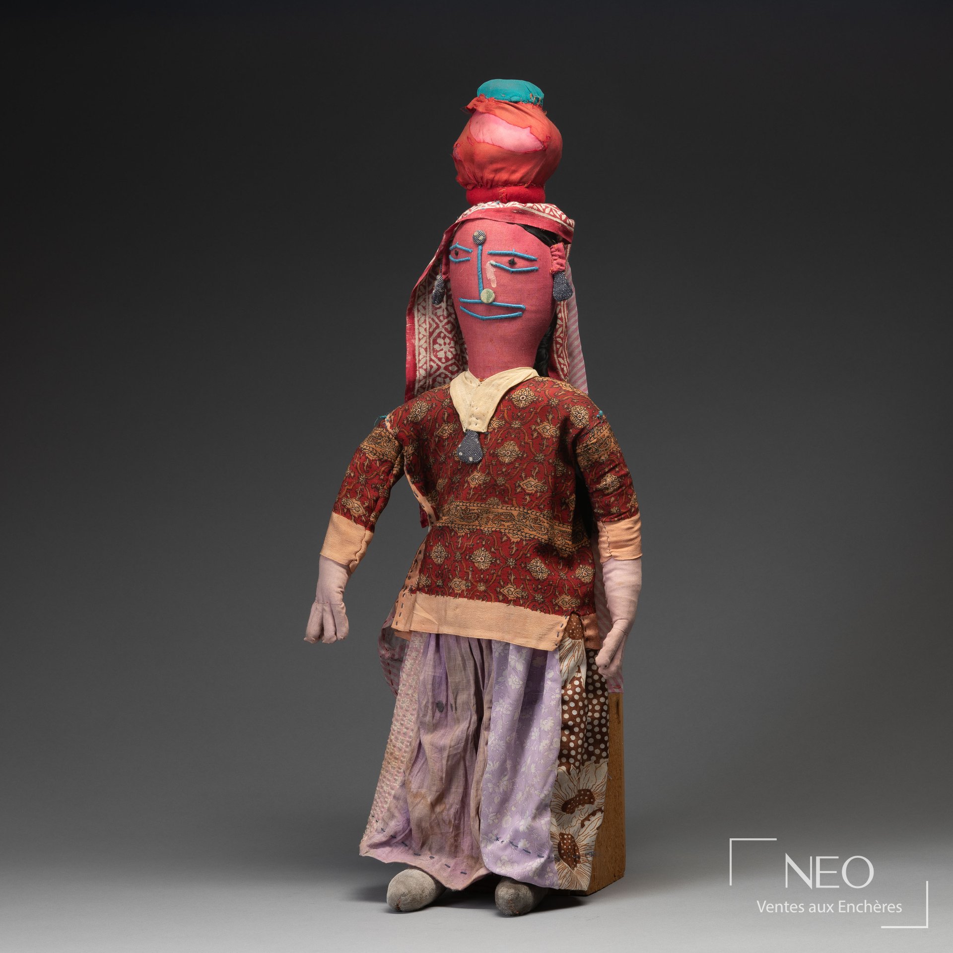 Nek Chand, poupée en tissu, matériaux divers, Inde