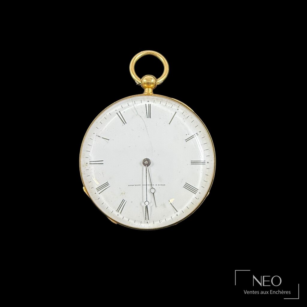 Montre à gousset Nordhoff Defferre en or jaune