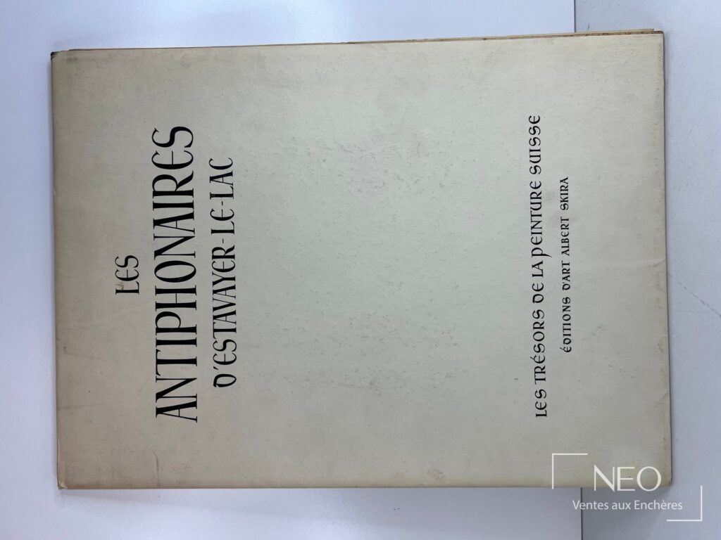Jaquette du livre d'Octave Aubry avec le titre Les Trésors de la Peinture Suisse
