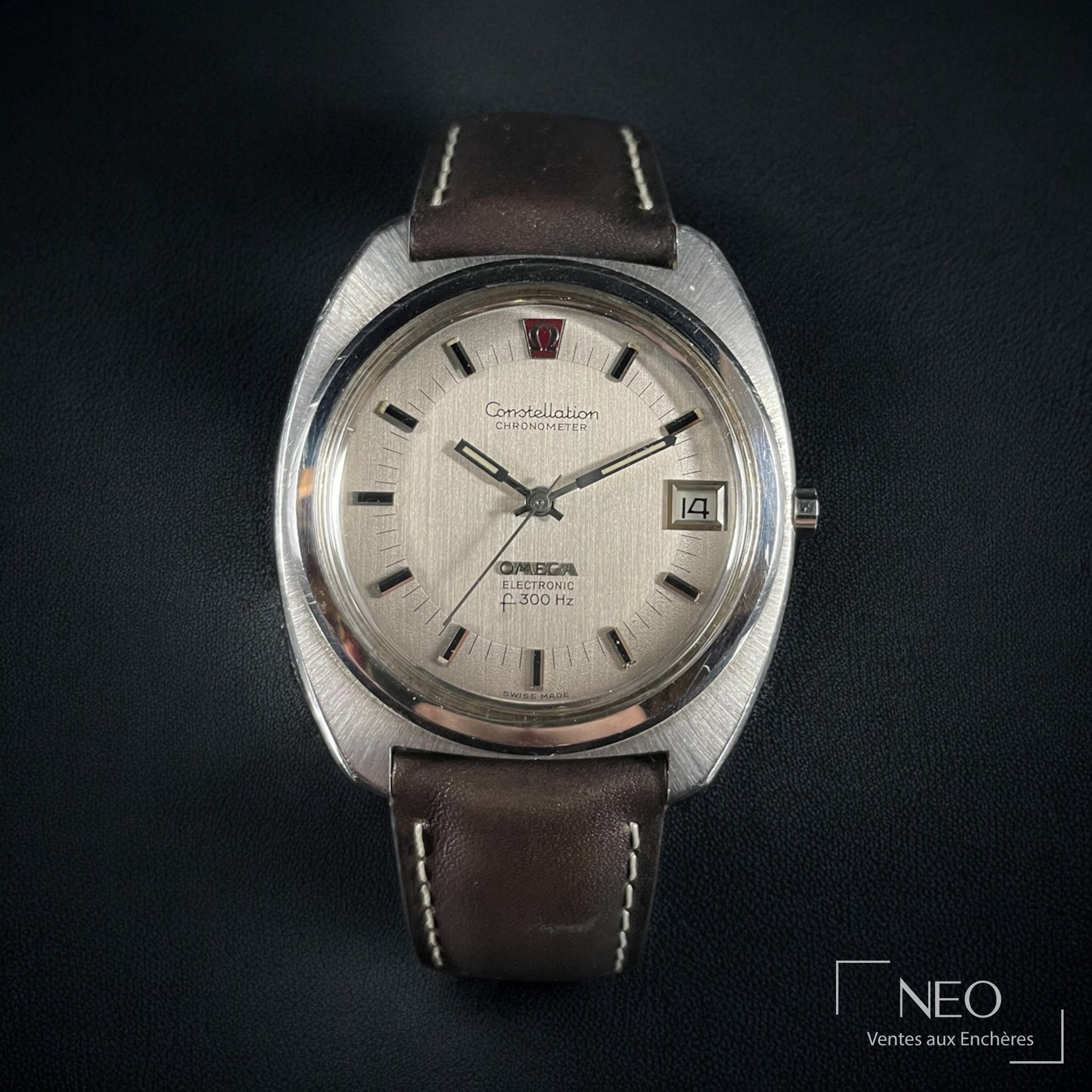 Montre Omega Constellation 300Hz en acier