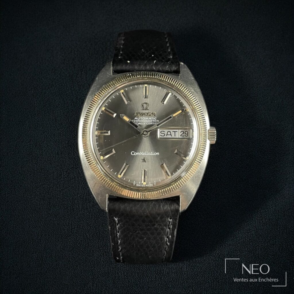 Montre Omega Constellation « Boitier C » en acier