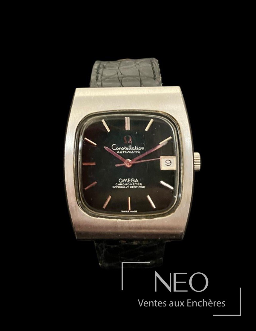 Montre Omega Constellation en acier