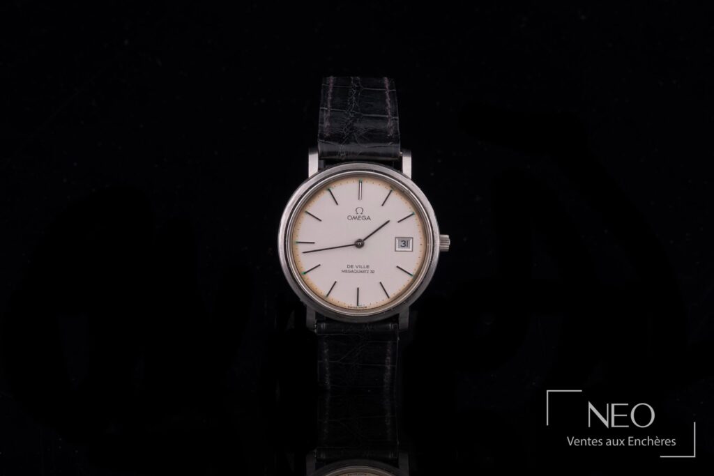 Montre Omega De Ville Megaquartz 32 en acier