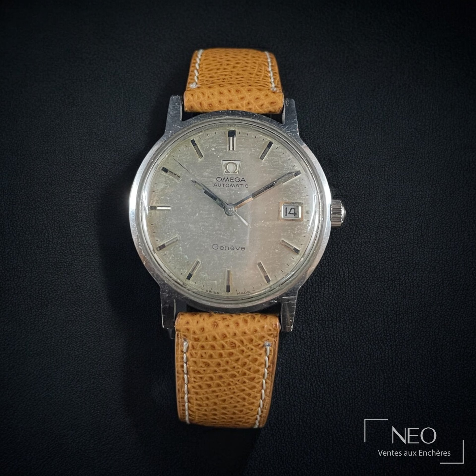 Montre Omega Genève en acier