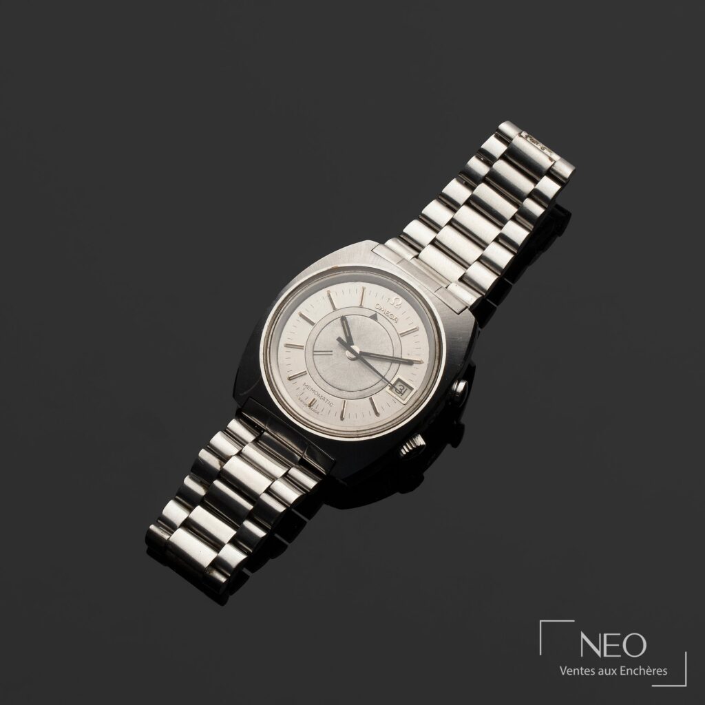Montre Omega Memomatic en acier