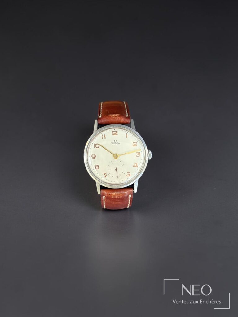 Montre OMEGA ronde à cadran restauré