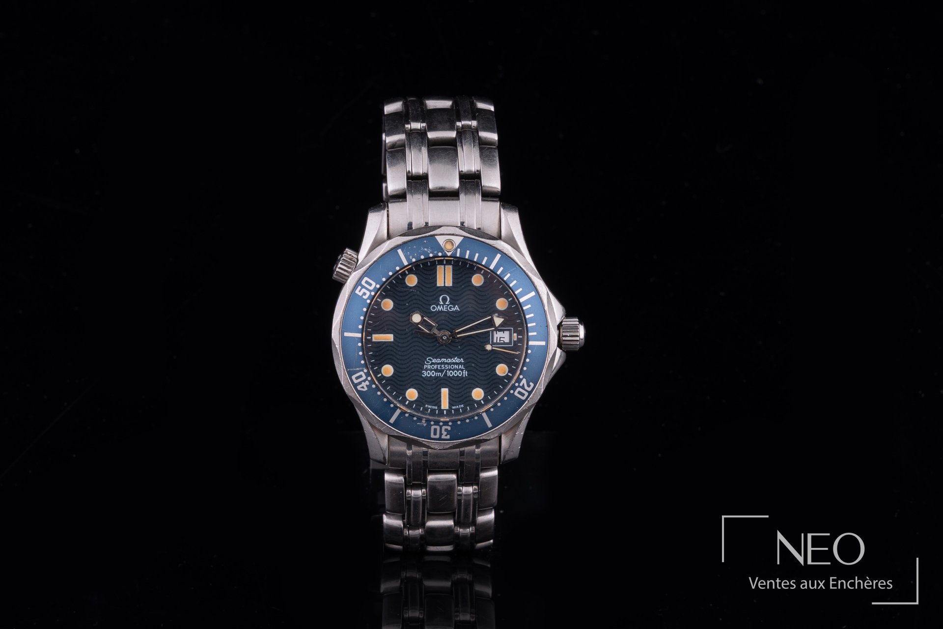 Omega Seamaster Professional montre bracelet ronde vers 1990