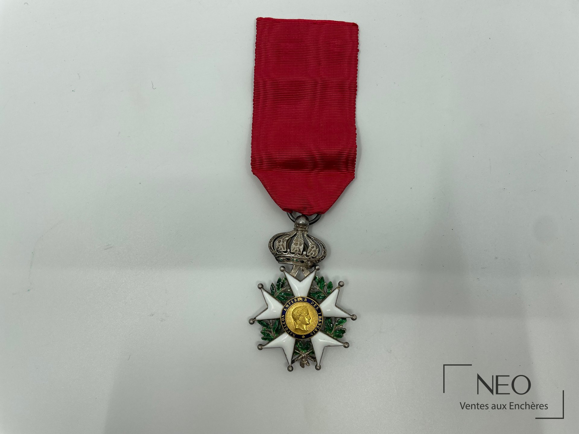 Croix de chevalier de l’Ordre de la Légion d’honneur en argent émaillé