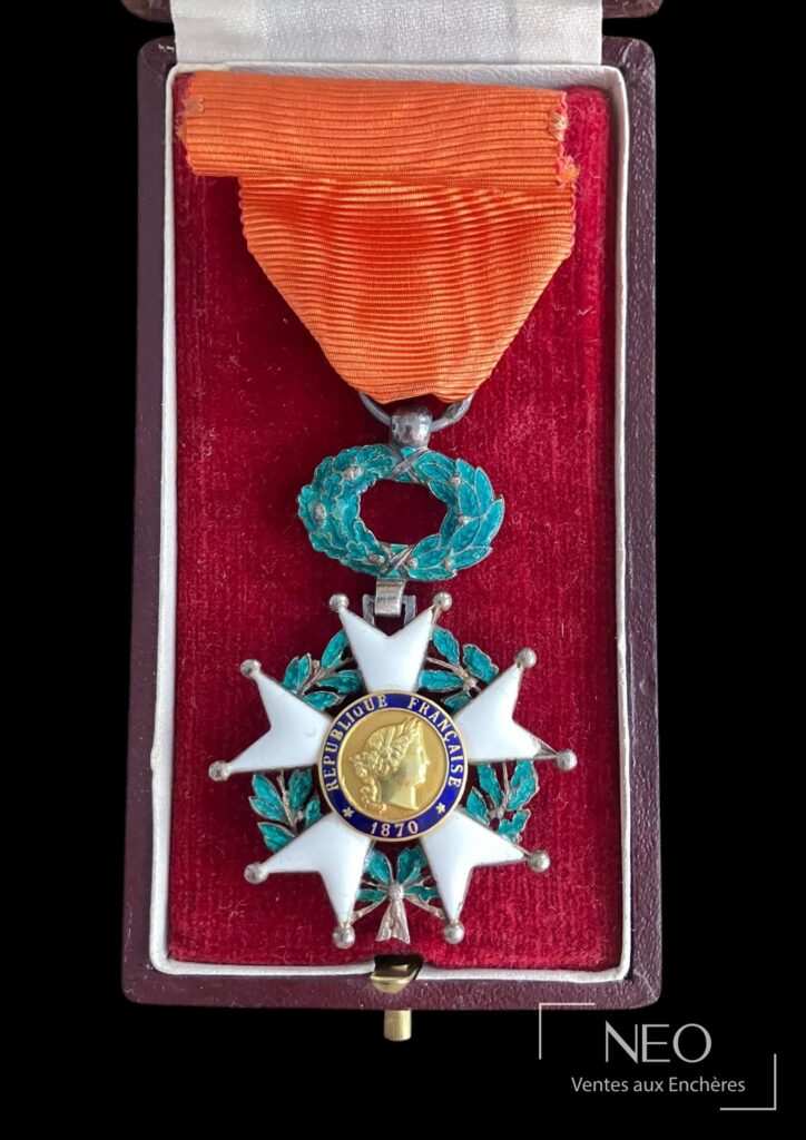 Décoration de la Légion d’honneur dans son écrin