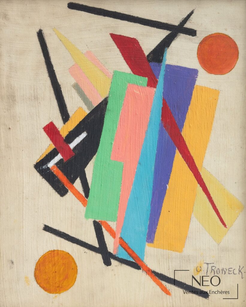 Composition géométrique d'Oscar Troneck