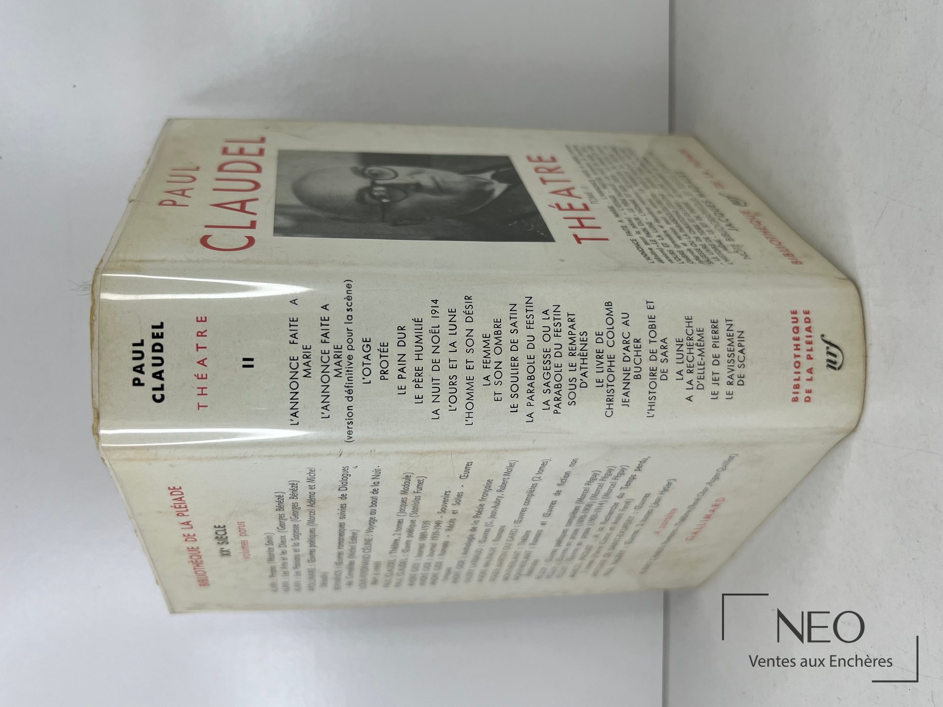 Couverture du Théâtre tome 2 de Paul Claudel sous jaquette