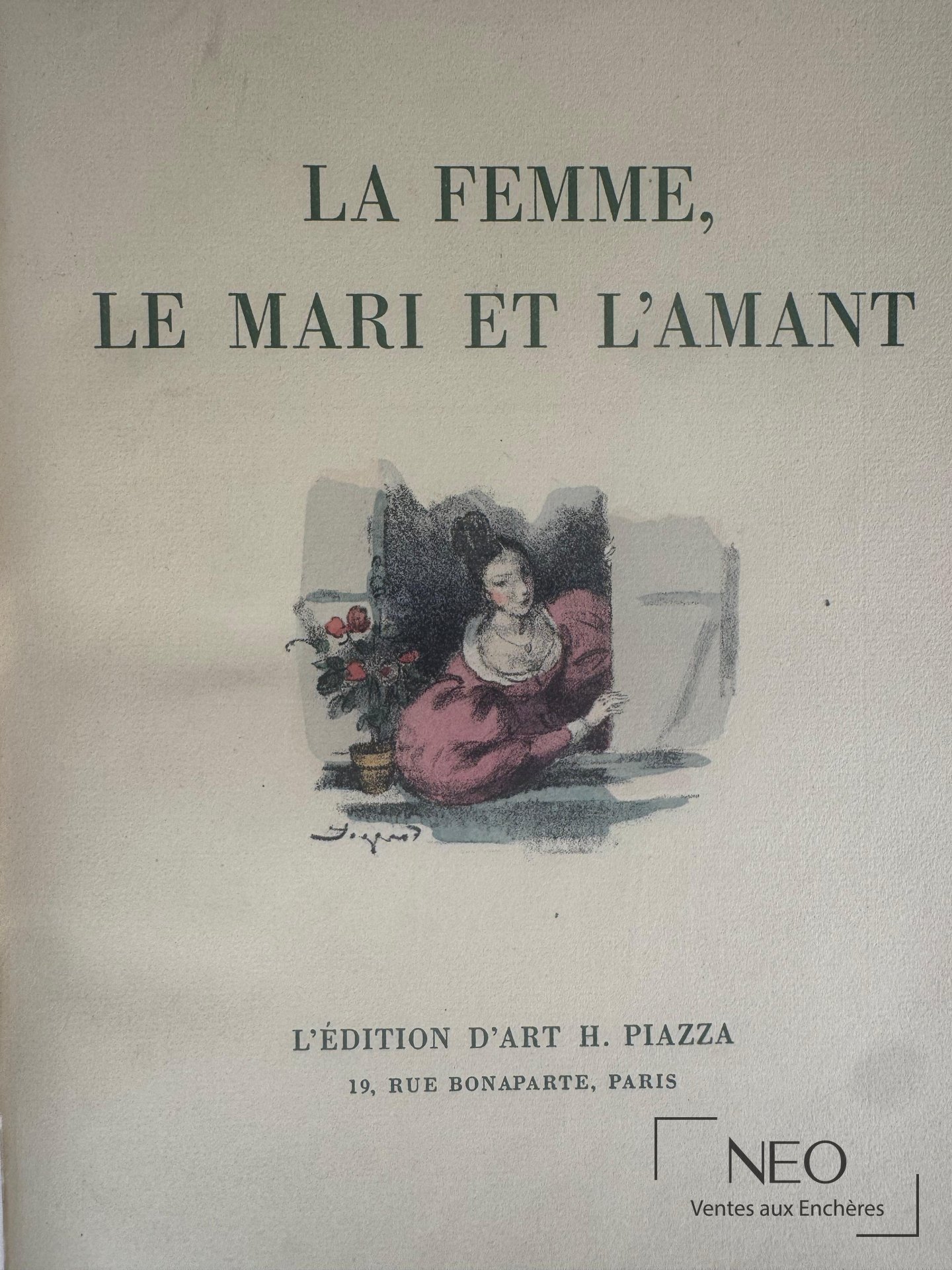 Page de titre de La femme