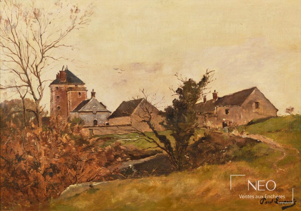 Paysage automnal de Paul Lecomte