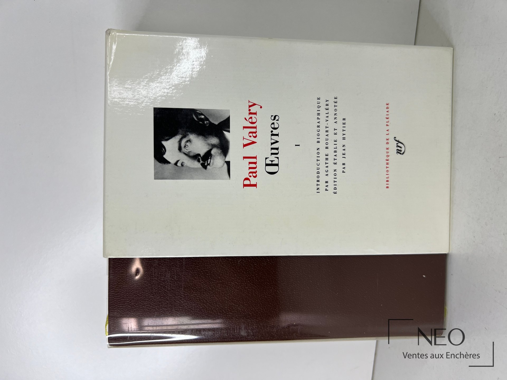 Couverture blanche de Paul Valéry