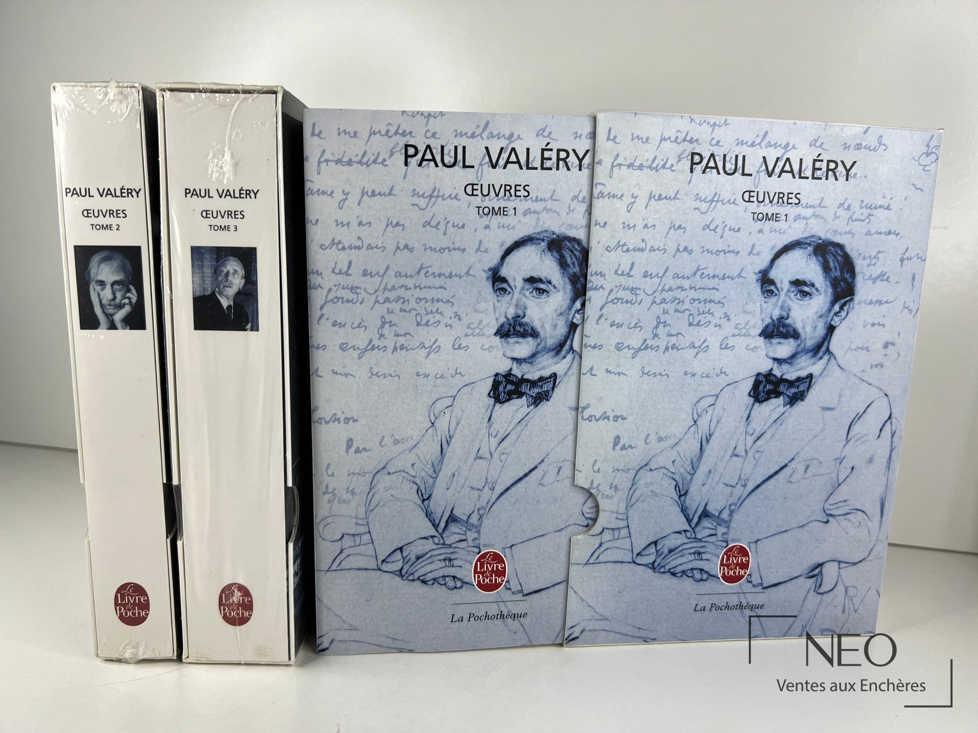 Les trois volumes Paul Valéry Œuvres