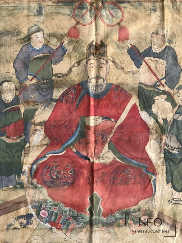 Portrait de dignitaire chinois assis