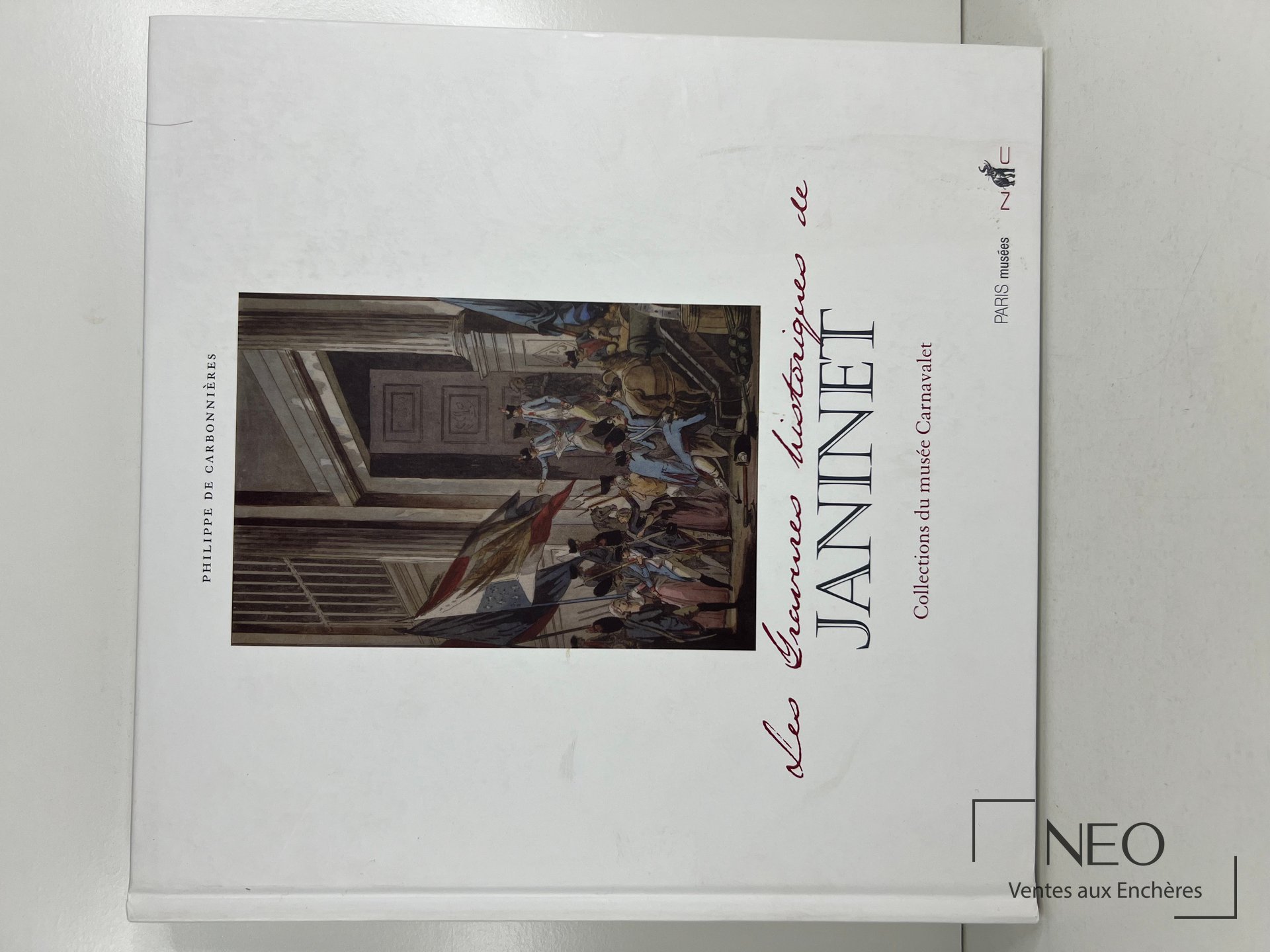 Couverture illustrée du livre Les Gravures Historiques de Janinet