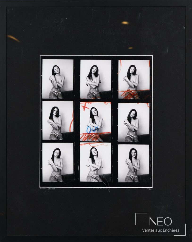 Ensemble de photographies en noir et blanc