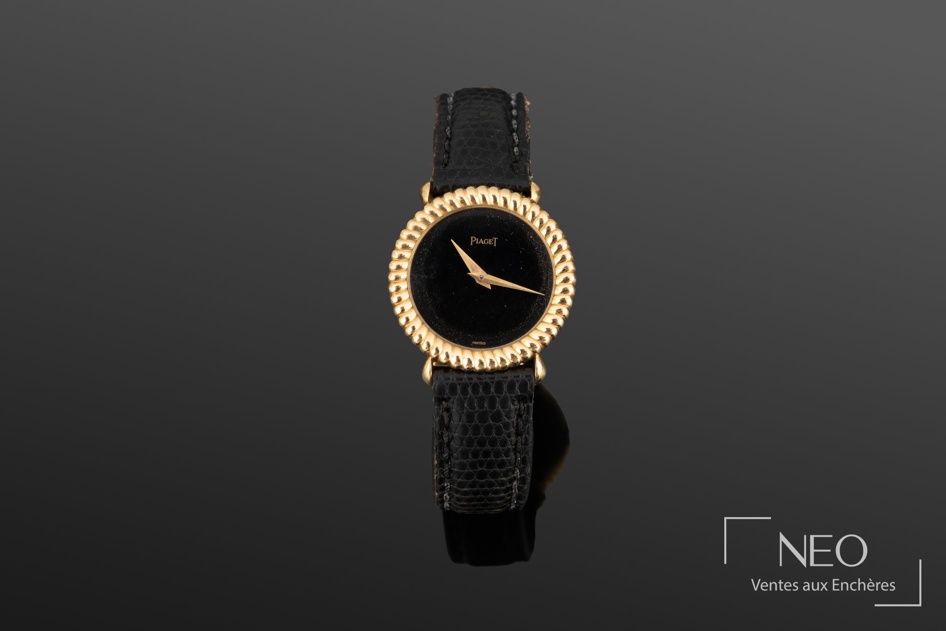 Piaget montre bracelet ronde vers 1970, référence 90401