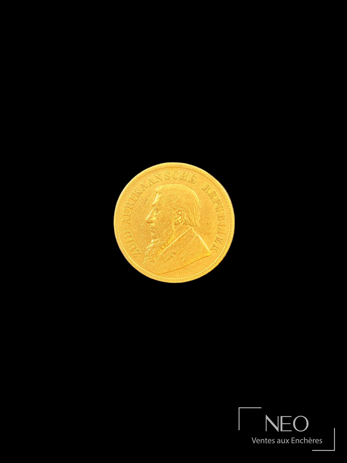 Afrique du Sud, pièce de 1 pound en or, 1898