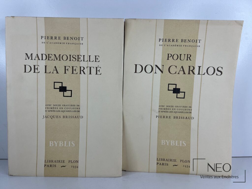 Les couvertures des deux livres Pierre Benoit