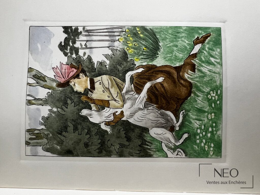 Couverture du livre Mademoiselle de la ferté de Pierre Benoit avec illustration en couleurs