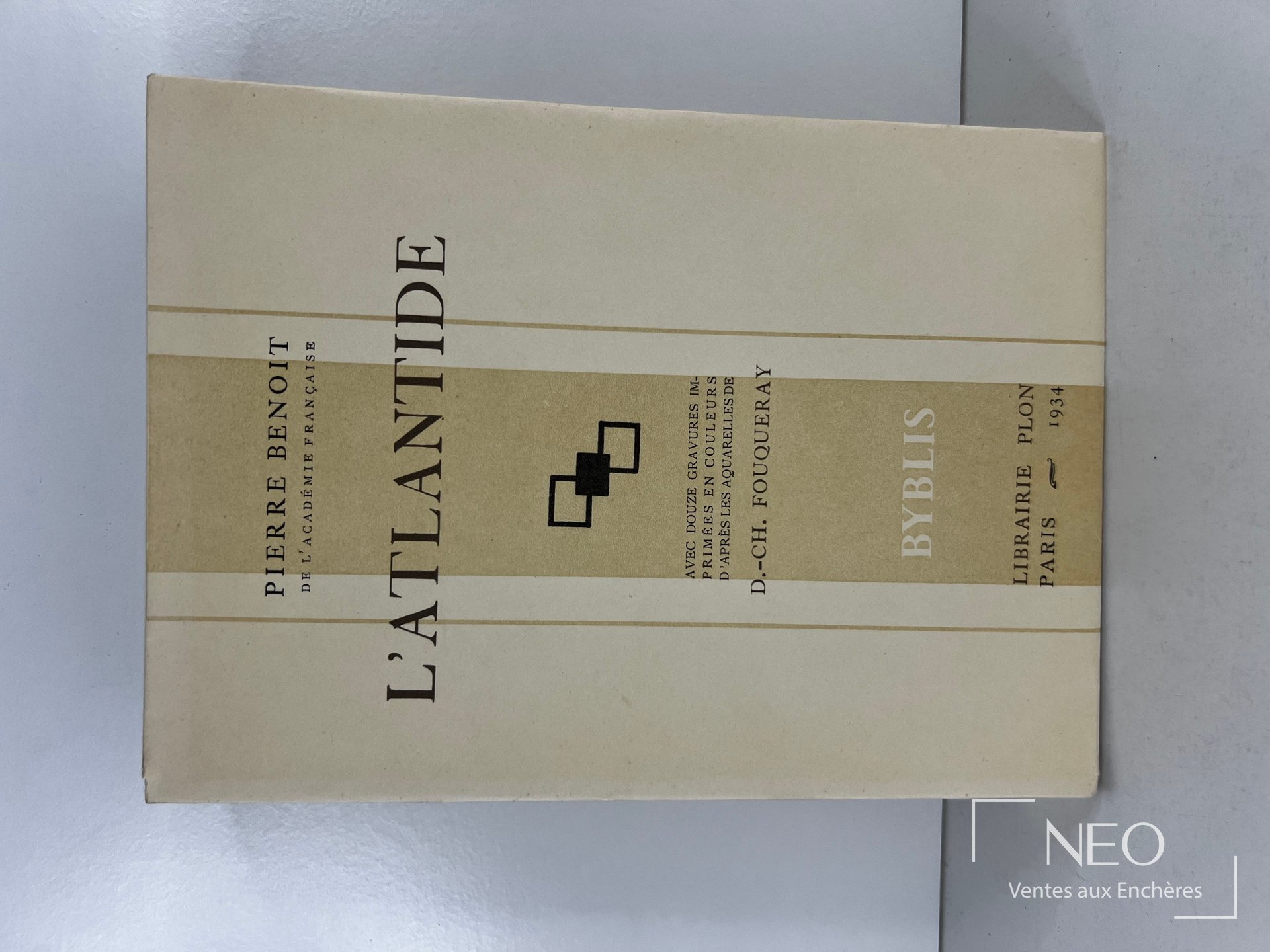Couverture de L'Atlantide de Pierre Benoit