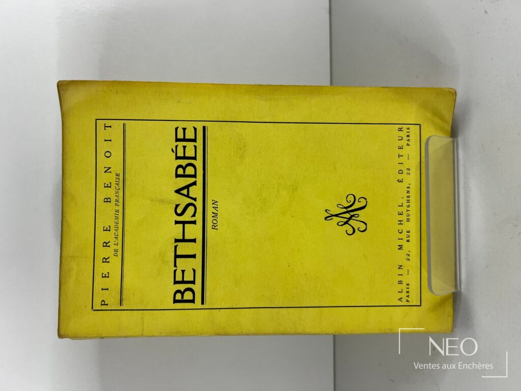 Couverture jaune de Bethsabée de Pierre Benoit