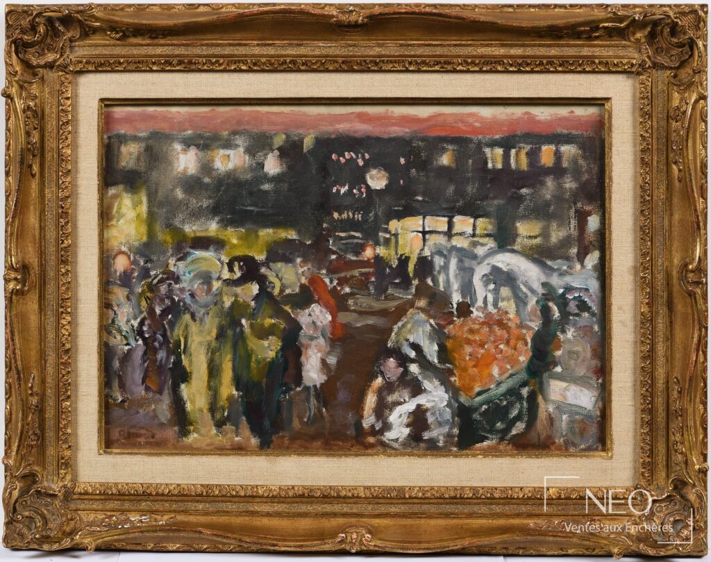 Tableau de Pierre Bonnard dans son cadre