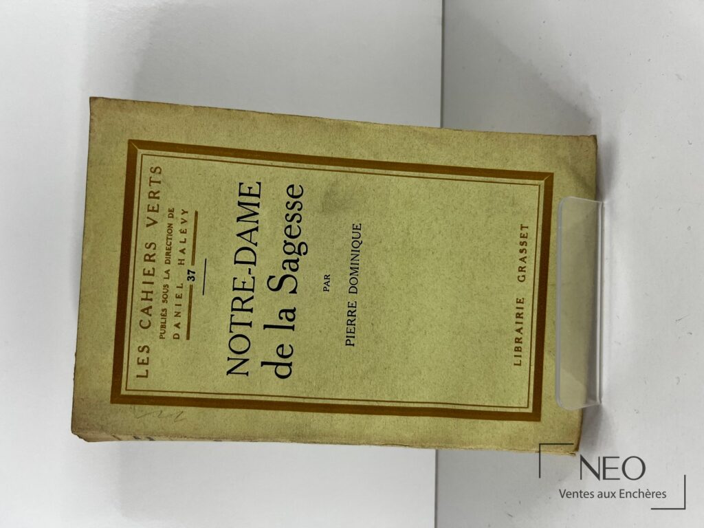 Couverture de Notre-Dame de la Sagesse de Pierre Dominique