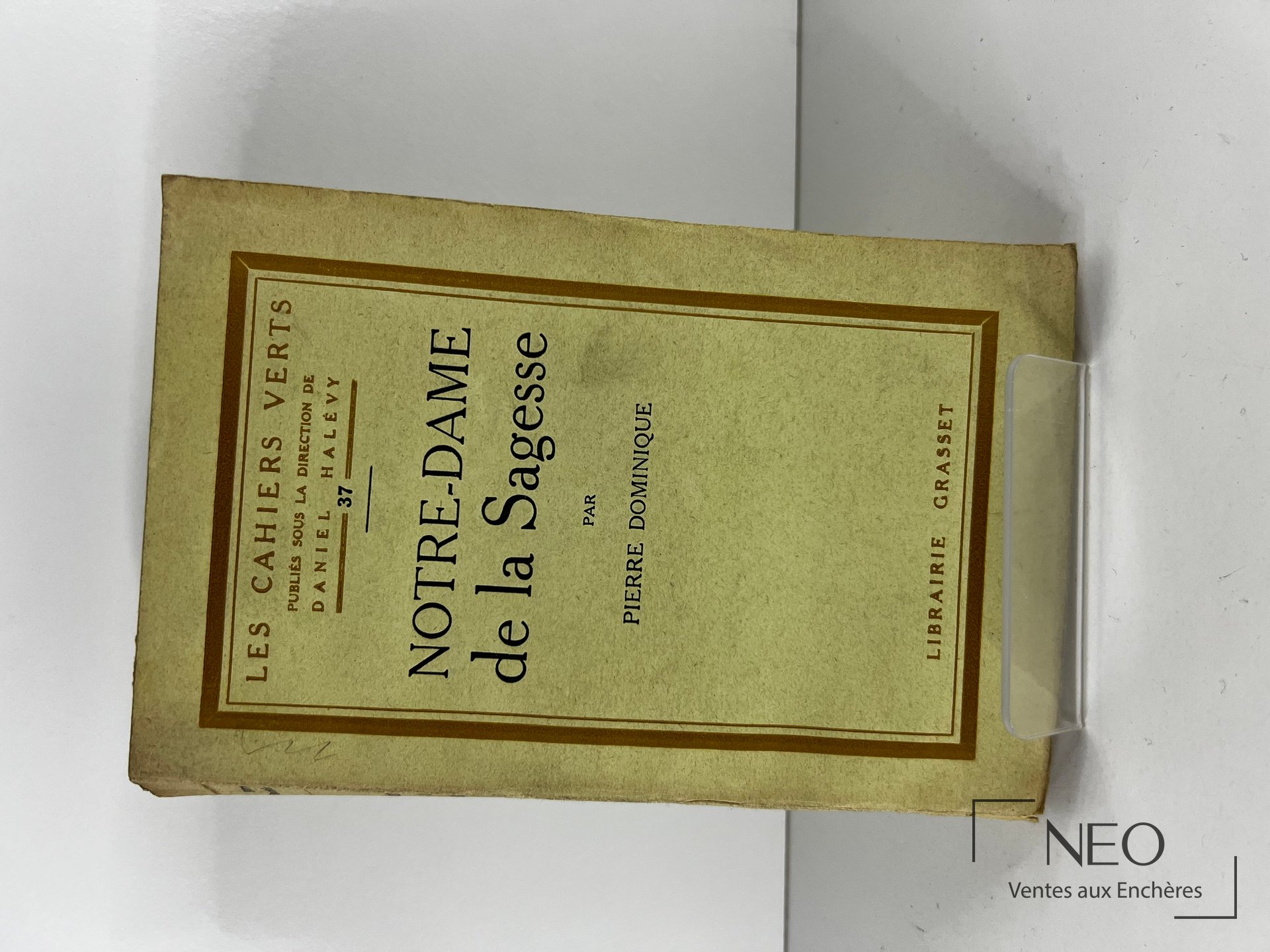 Couverture de Notre-Dame de la Sagesse de Pierre Dominique