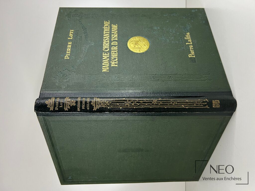 Couverture verte de Madame Chrysanthème - Pêcheur d'Islande de Pierre Loti