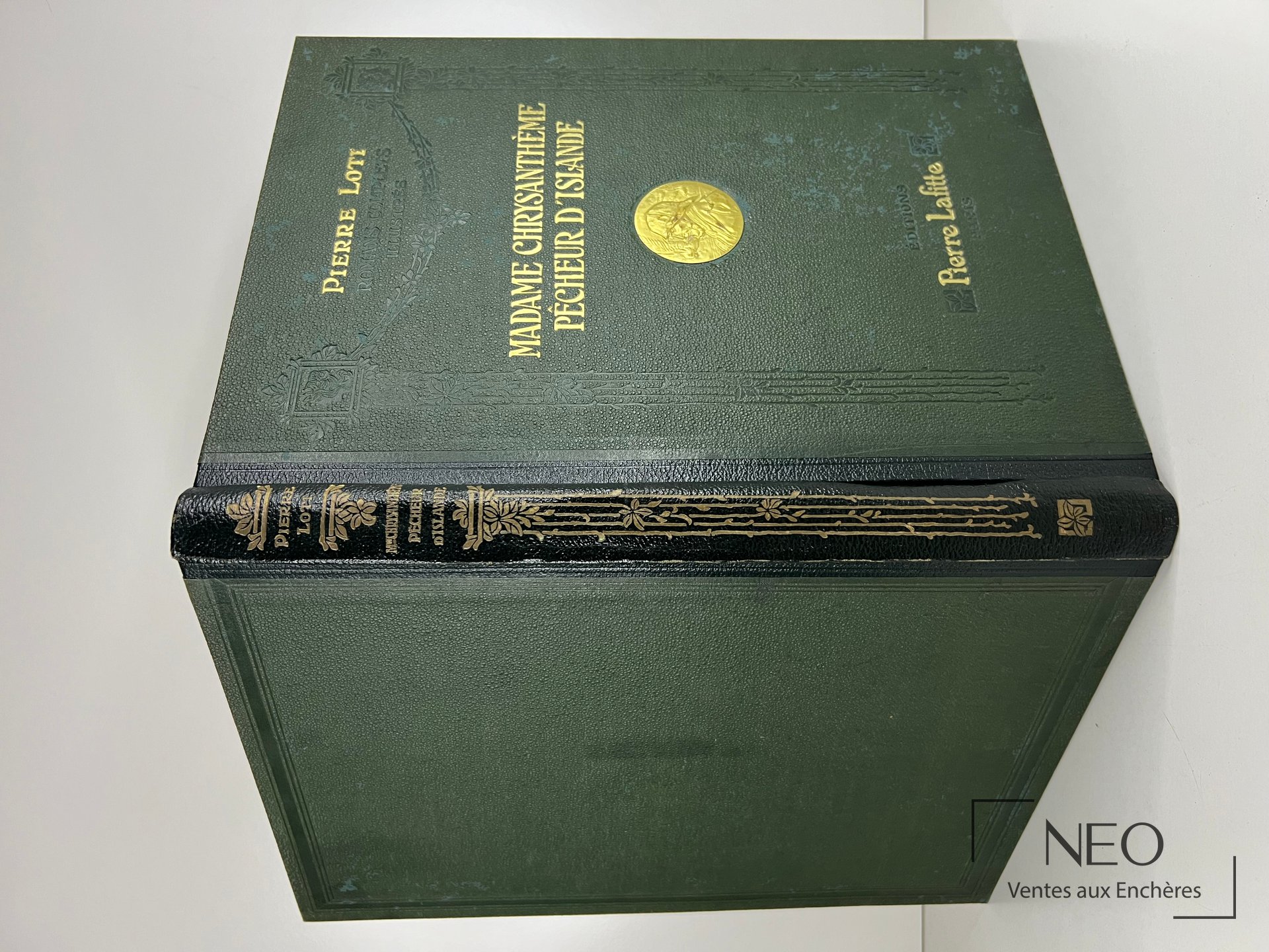 Couverture verte de Madame Chrysanthème - Pêcheur d'Islande de Pierre Loti