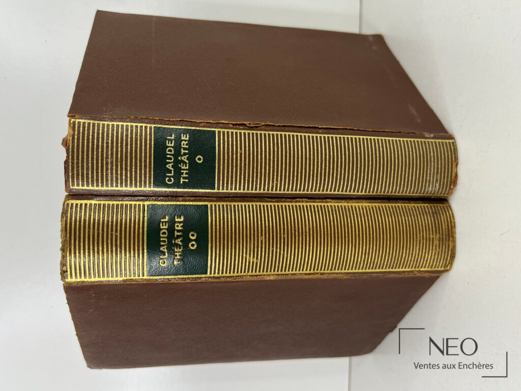 Deux tomes de Paul Claudel Théâtre